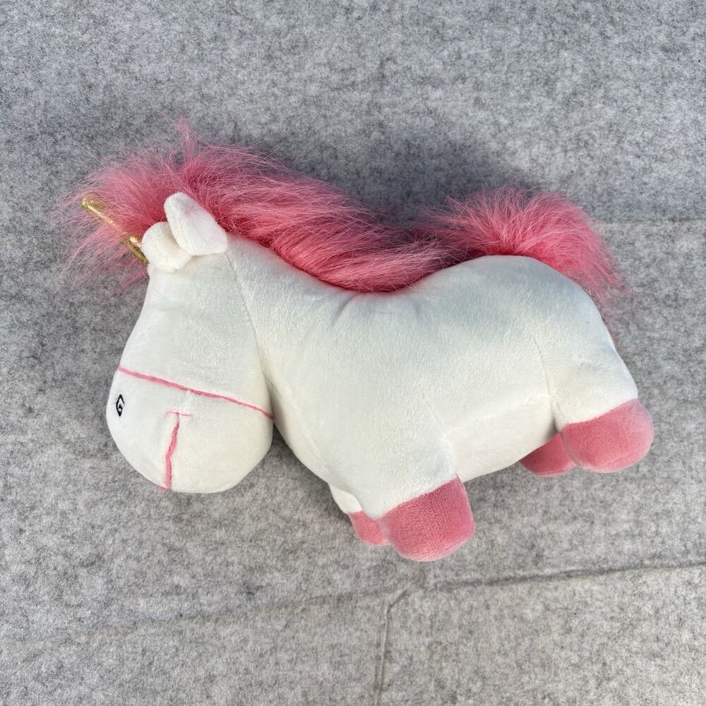 Universal Studios Despicable Me Minion Mayhem Fluffy Unicorn 12" Plush Toy